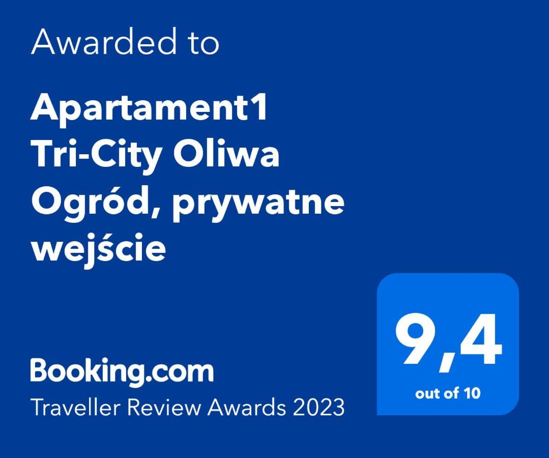 Apartament1 Tri-City Oliwa Ogrod, Prywatne Wejscie Gdańsk Eksteriør billede